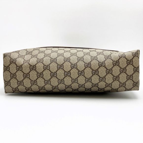 GUCCI Sherry Line Tote Bag Brown GG Supreme - Picture 5 of 10